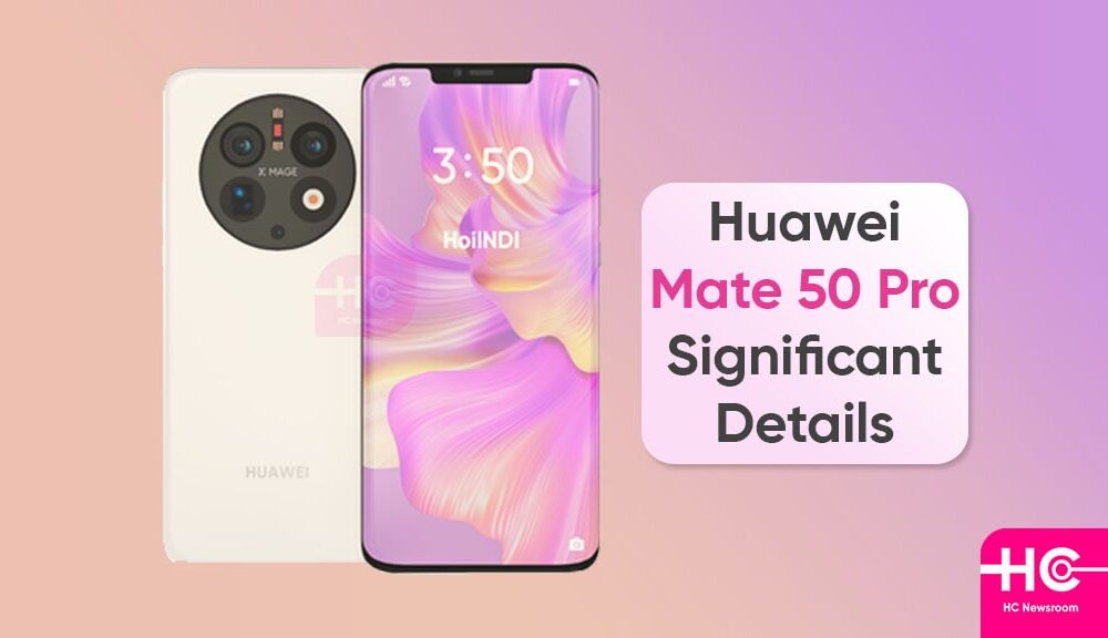 A fake live image of Huawei Mate 50 Pro surfaces - Huawei Central