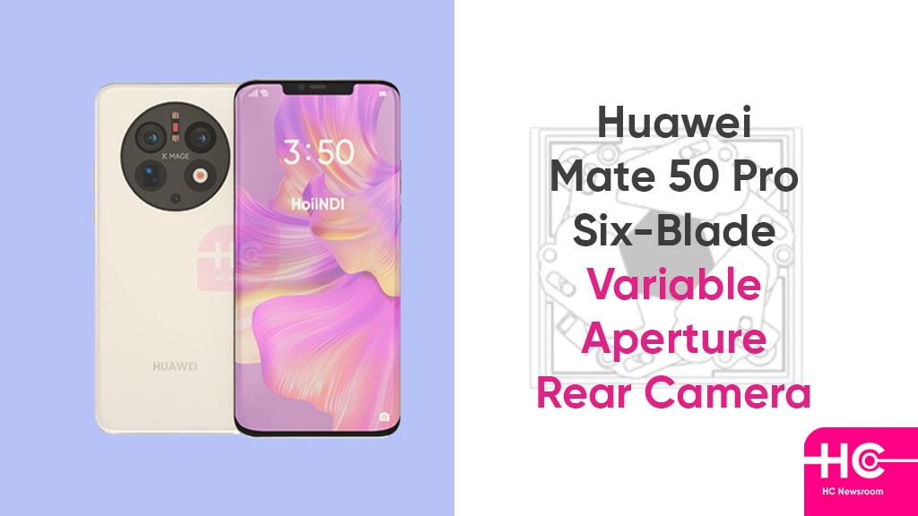 Huawei Mate 50 Pro variable aperture