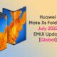 Huawei Mate Xs July 2022 EMUI update