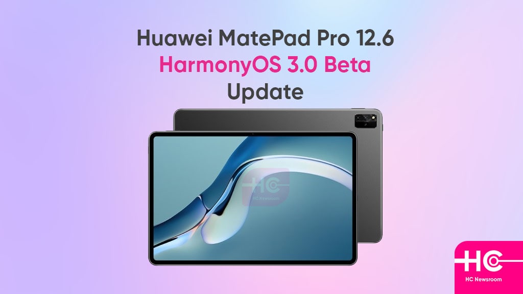 Huawei MatePad Pro 12.6 HarmonyOS 3 beta