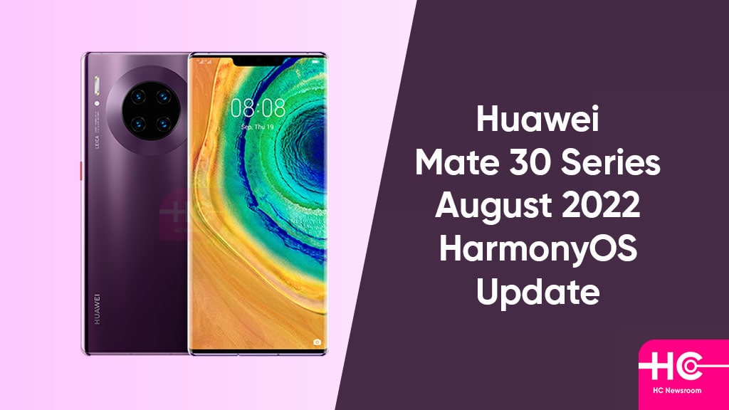 Huawei Mate 30 August 2022