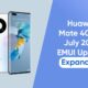 Huawei Mate 40 Pro July 2022 EMUI