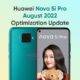 Huawei Nova 5i Pro August 2022 update