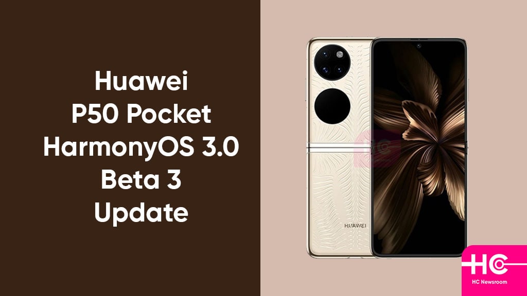 Huawei P50 Pocket HarmonyOS 3 Beta 3