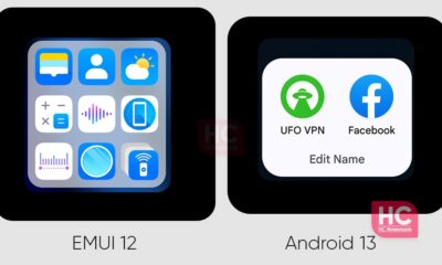 EMUI 12 large folders android