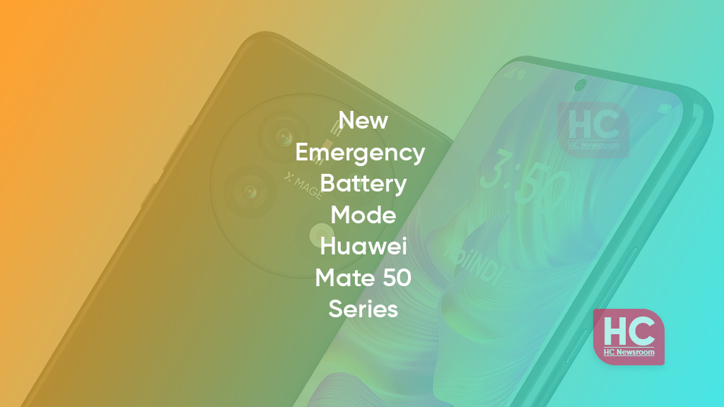Huawei mate 50 emergency battery