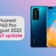 August 2022 EMUI update in Huawei P40 Pro