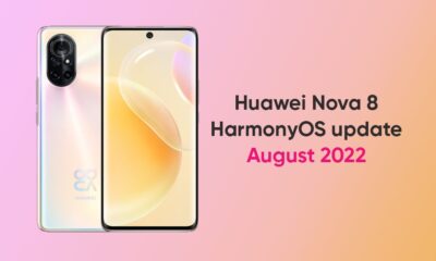Huawei Nova 8 gets August 2022 HarmonyOS update