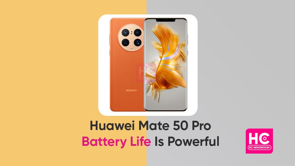 Huawei Mate 50 Pro battery