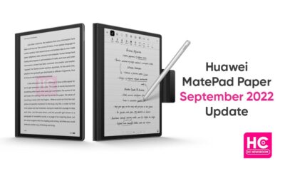Huawei MatePad Paper September 2022 update