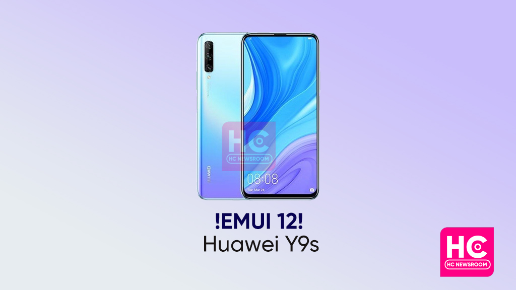Huawei Y9s EMUI 12 expands