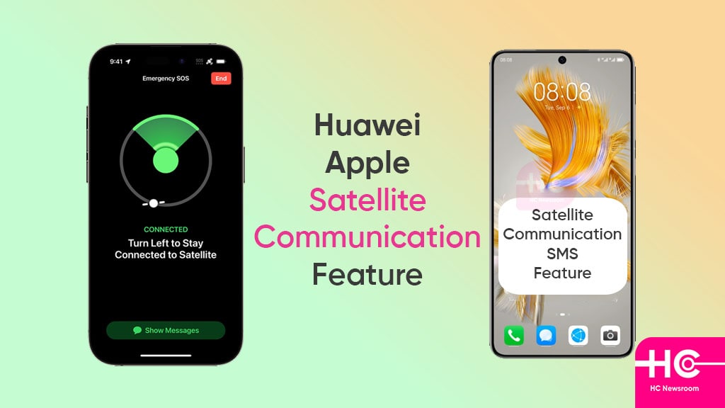 Huawei Satellite Communication Apple