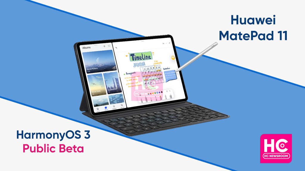 Huawei MatePad 11 HarmonyOS 3 public beta