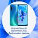 Huawei Nova 5i September 2022 update
