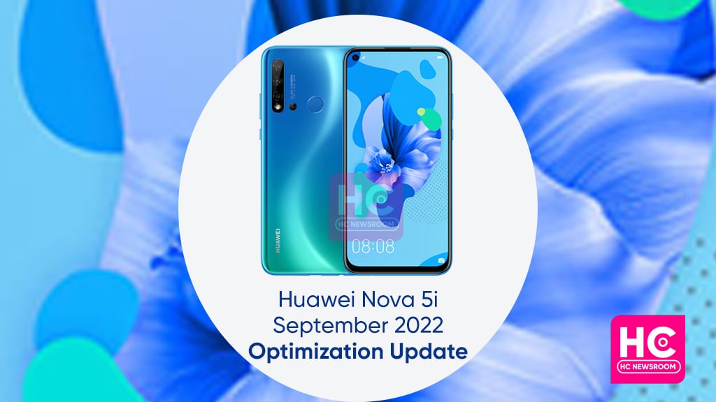 Huawei Nova 5i September 2022 update