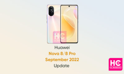 Huawei Nova 8/8Pro September 2022 update