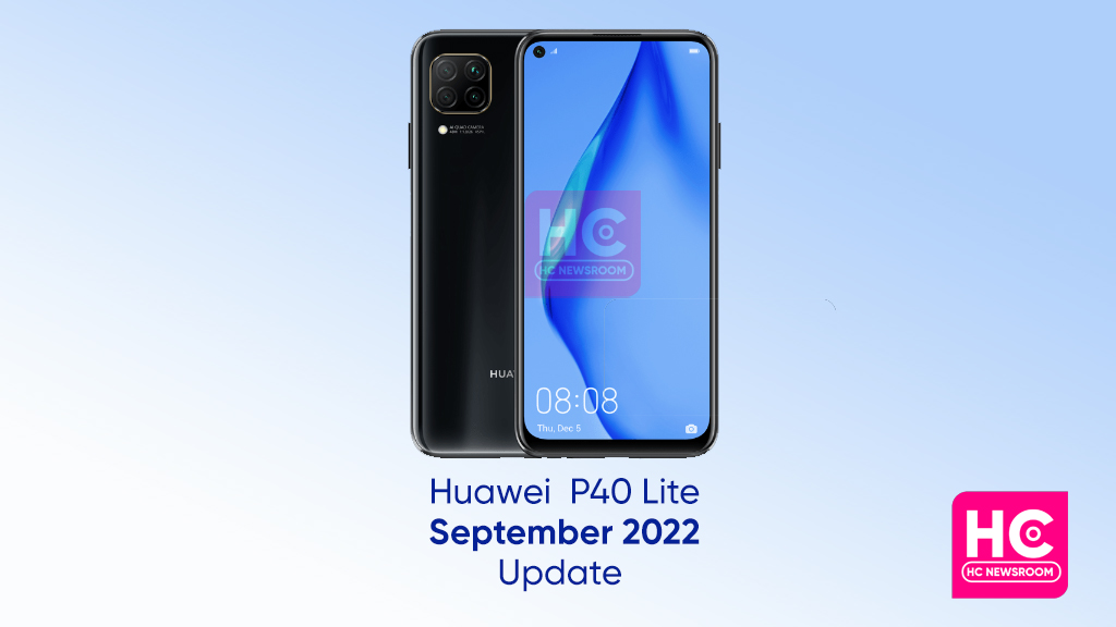 Huawei P40 Lite September 2022 update 