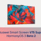 Huawei smart screen V75 HarmonyOS 3 beta 2