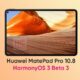 Huawei MatePad Pro 10.8 HarmonyOS 3.0 beta 3