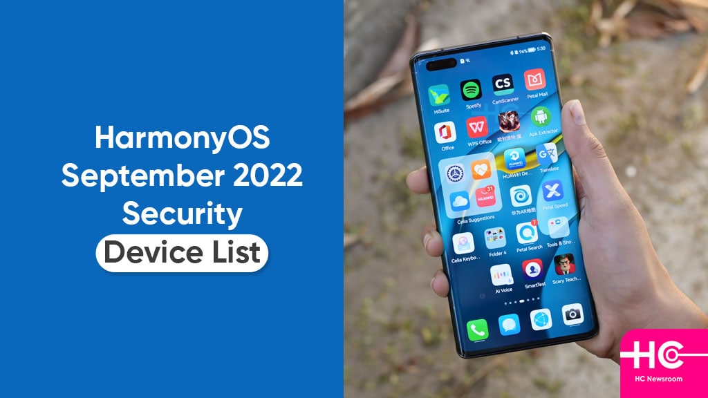 Huawei HarmonyOS September 2022 Devices