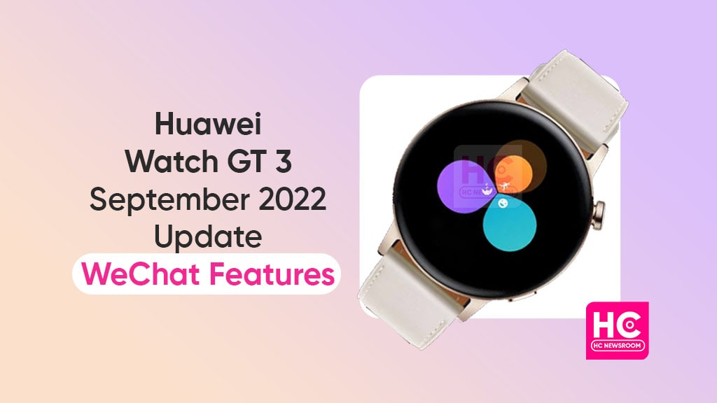 Huawei Watch GT 3 September 2022 update