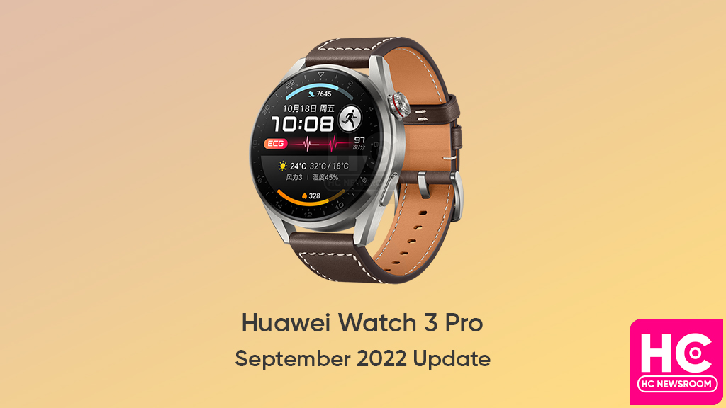 watch 3 pro september 2022 update