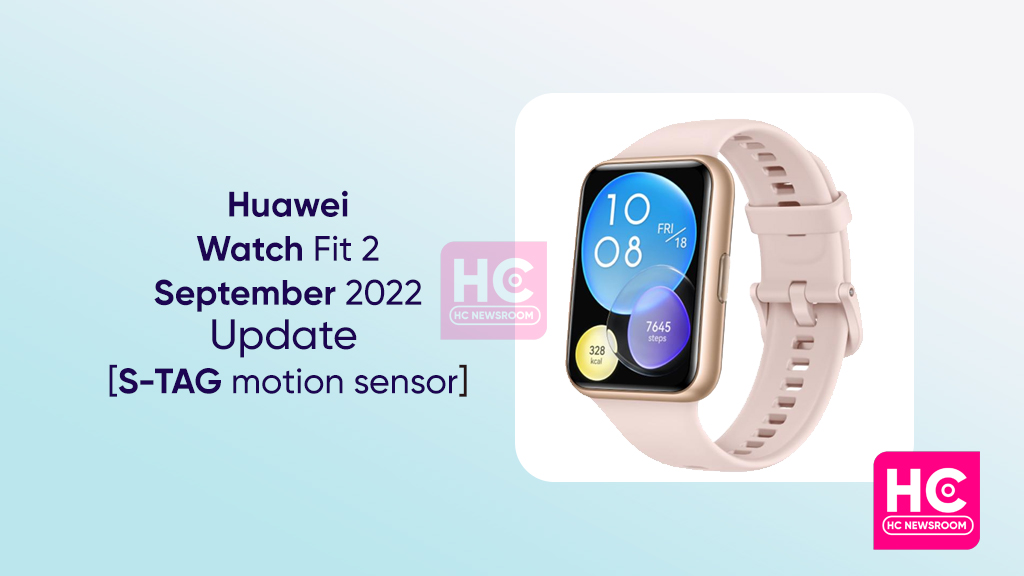 Huawei Watch fit 2 S tag sensor 