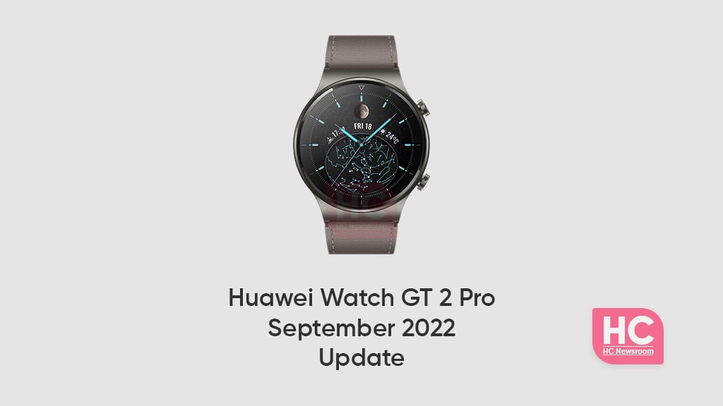 huawei watch gt 2 pro september 2022 update