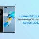 Huawei Mate 40E August 2022 update