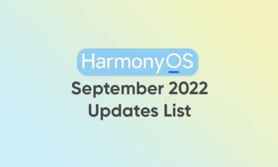 HarmonyOS September 2022 Updates List