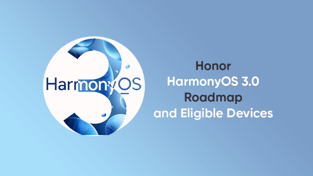 Honor HarmonyOS 3.0 eligible devices