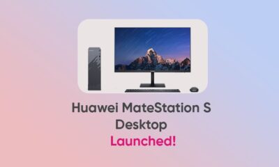 Huawei MateStation S desktop with Hyper Terminal