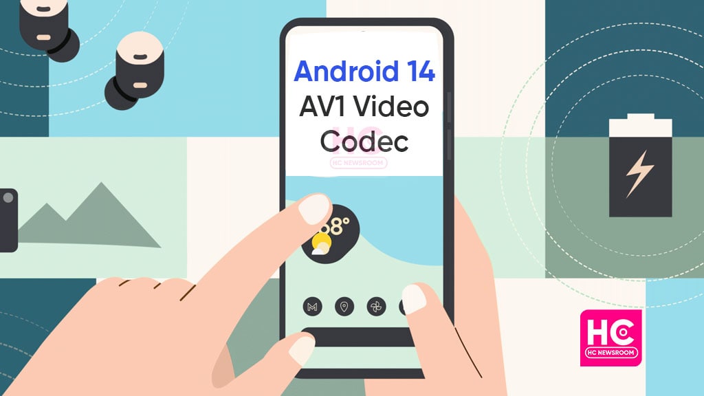 Android 14 AV1 video coding