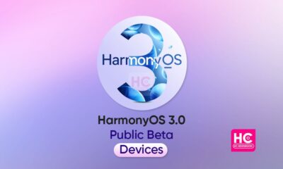 HarmonyOS 3 public beta devices