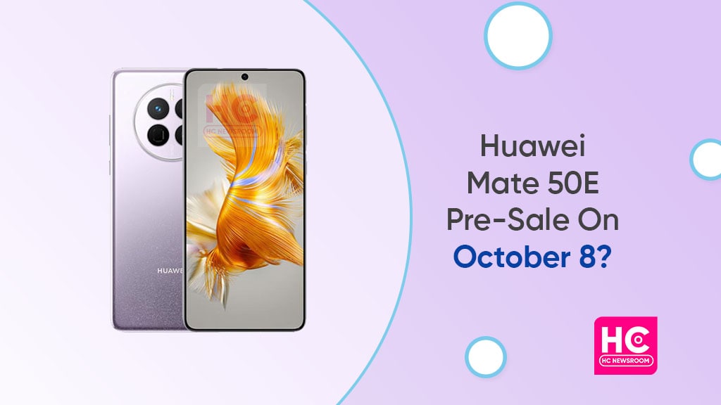 Huawei Mate 50E pre-sale