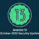 Android 13 October 2022 update