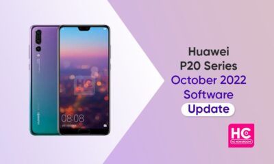 Huawei P20 series October 2022 update