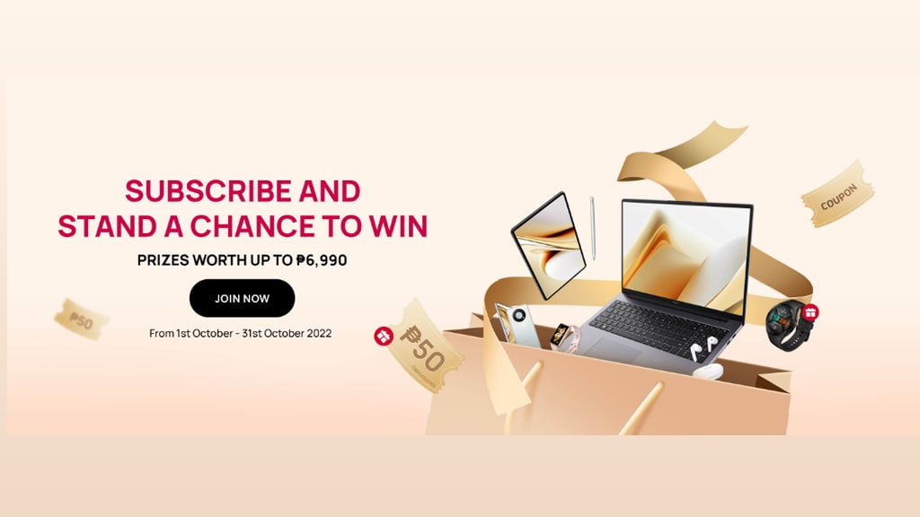 Huawei Philippines Subscribe and win contest