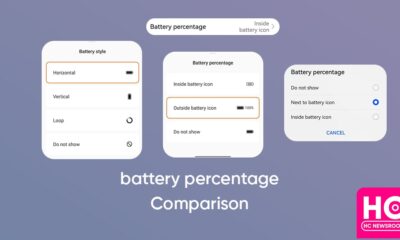 battery percentage comparison
