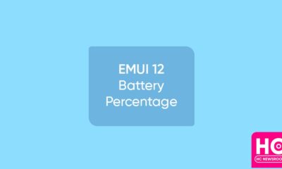 battery percentage emui 12