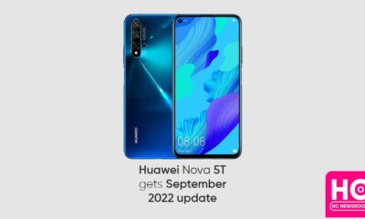 huawei nova 5t september 2022 update
