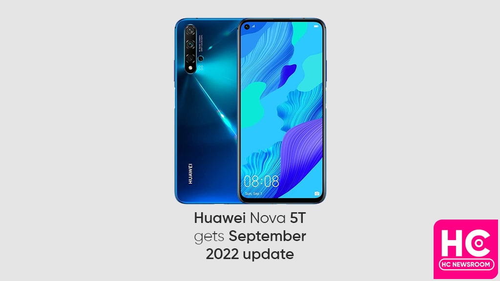 huawei nova 5t september 2022 update