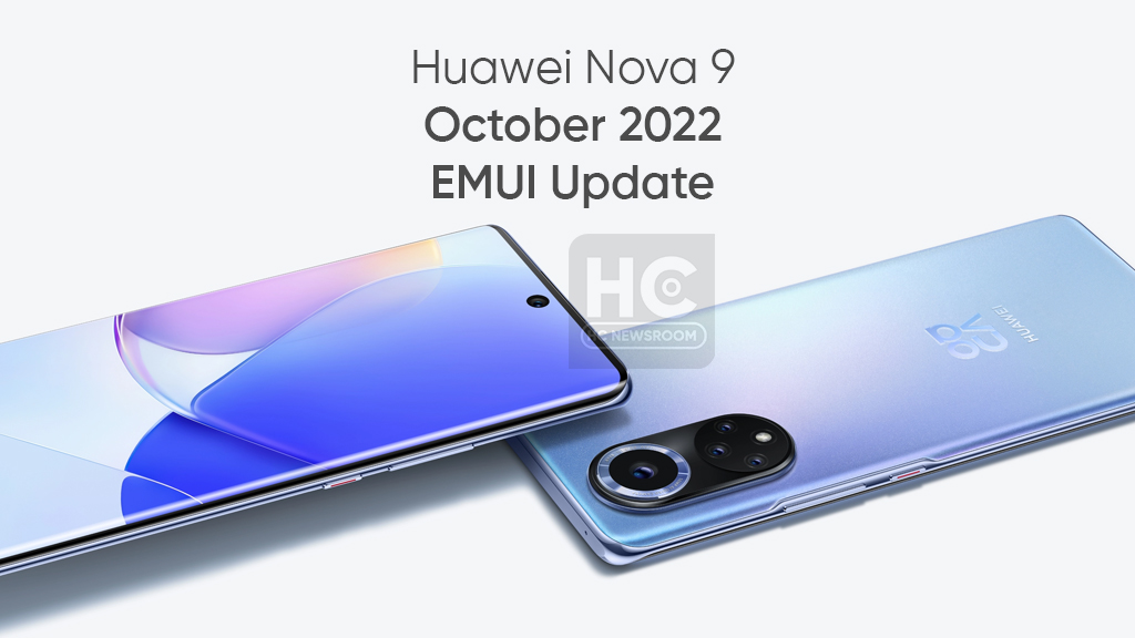 huawei nova 9 october 2022 EMUI update