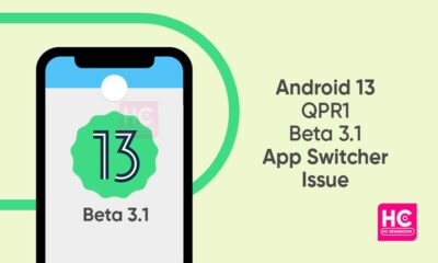 Android 13 Beta app switcher bug