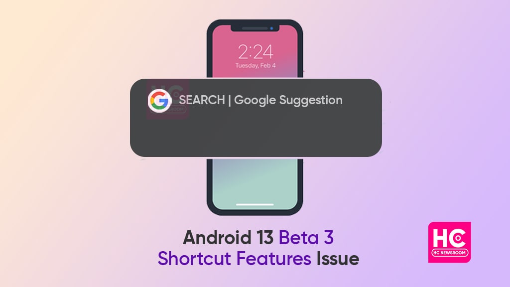 Android 13 beta shortcut features