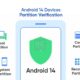 Android 14 devices partition verification