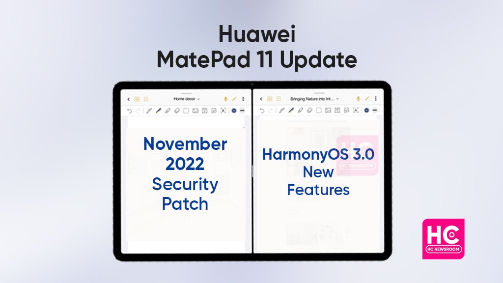 Huawei MatePad 11 November 2022 update