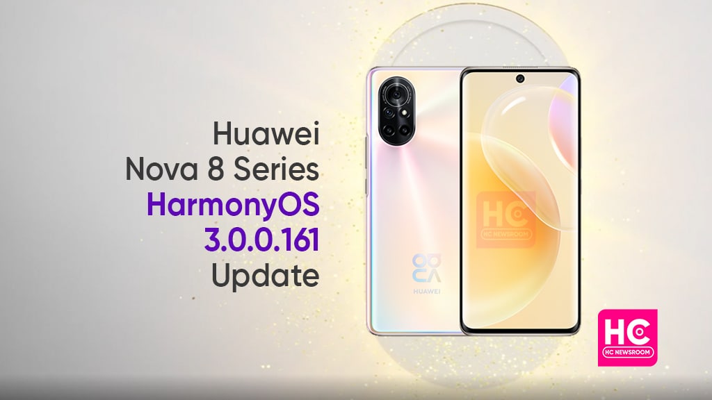 Huawei Nova 8 HarmonyOS 3.0.0.161 update