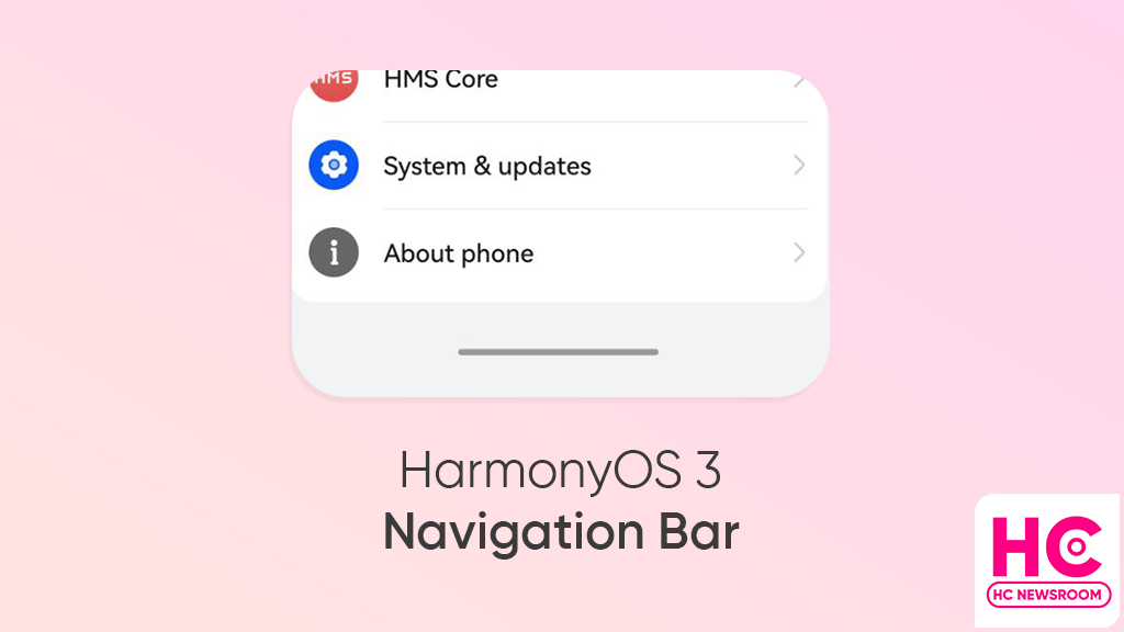 harmonyos 3 navigation bar