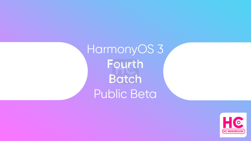 huawei fourth batch harmonyos 3 public beta